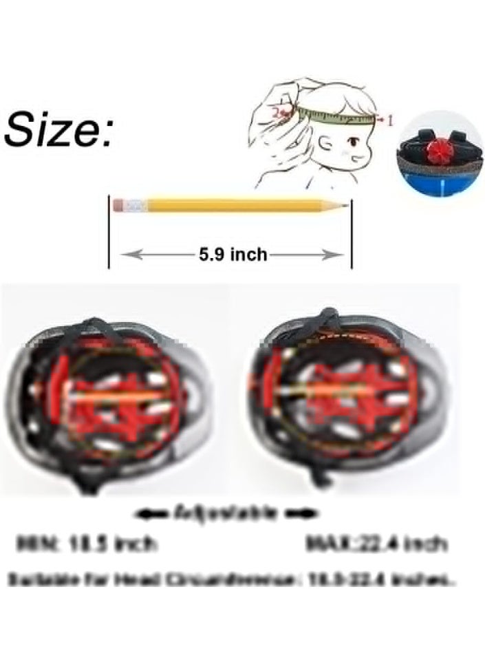 Bukela Children’s Helmets, Knee Pads, Elbow Pads, Wrist Guards And Other Sports Protective Gear; Adjustable Scooters, Skateboards, Roller Skates And Cycling Safety Kits; Suitable For Boys And Girls Aged 4–12 - Image 2